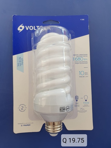 [48204] FOCO ESPIRAL MINI T2 15W LUZ DIA VOLTECK