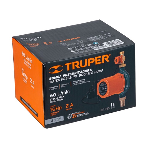 [14637] BOMBA PRESURIZADORA 1/3 HP TRUPER