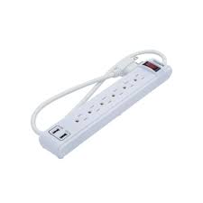 [PEE012] REGLETA DE 6 TOMA CON USB FG LIGHTING